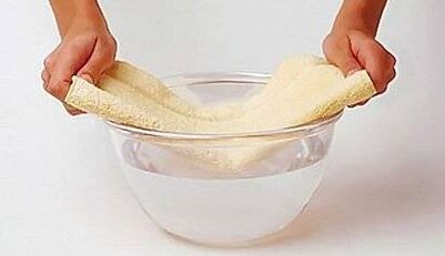 Soda compress to increase the penis